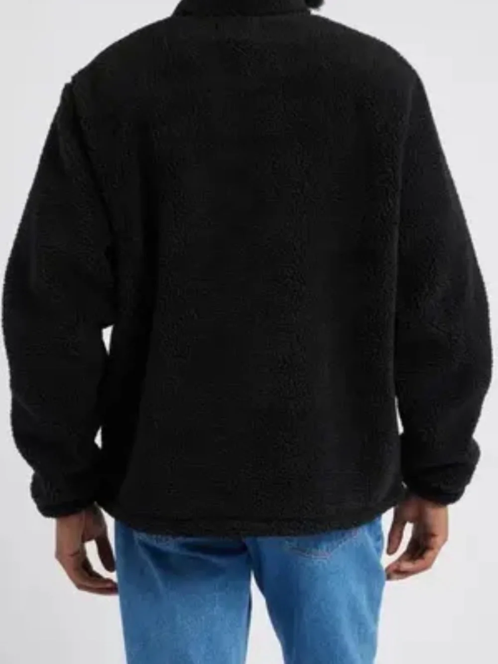 MUSEUM OF PEACE & QUIET  Wordmark Quarter Zip Fleece Pullover - size XL - NWT